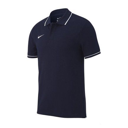 Футболка-поло Nike Team Club 19 Polo Lifestyle AJ1546-451 подростковая цвет: темно-синий