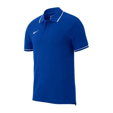 Футболка-поло Nike Team Club 19 Polo Lifestyle AJ1546-463 подростковая цвет: синий