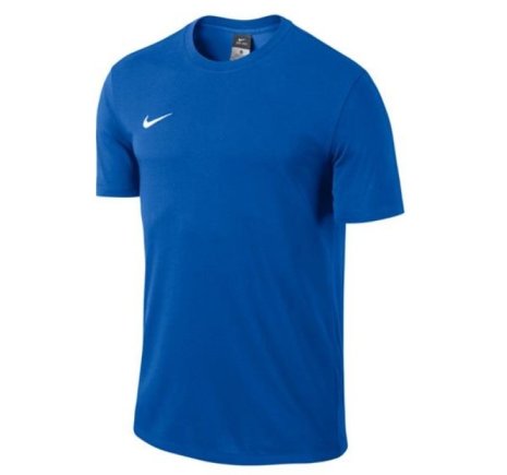 Футболка Nike Team Club Blend Tee JR 658494-463 подростковая цвет: синий