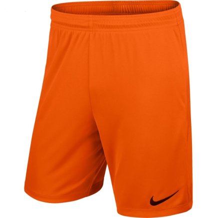Шорты Nike JR Park II Knit NB 725988-815 подростковые цвет: оранжевый