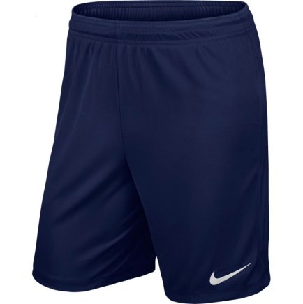 Шорты Nike JR Park II Knit NB 725988-410 подростковые цвет: темно-синий