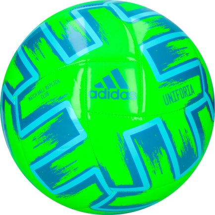 Мяч футбольный Adidas Uniforia Club EURO 2020 FH7354 размер 5 цвет: мультиколор (официальная гарантия)