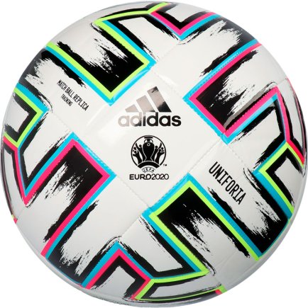 Мяч футбольный Adidas Uniforia Training EURO 2020 FU1549 размер 5 цвет: мультиколор (официальная гарантия)