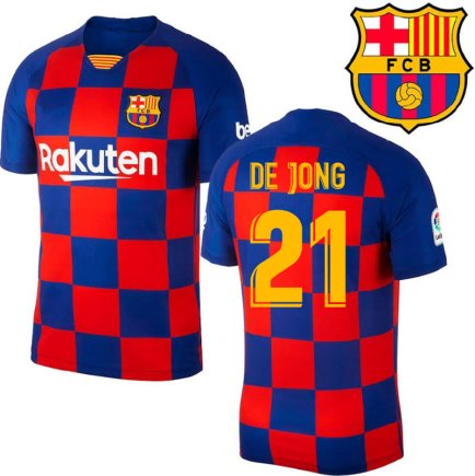 Футбольная форма Barcelona 21 De Jong домашняя