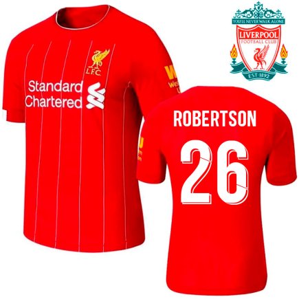 Футбольна форма Liverpool 26 Robertson домашня