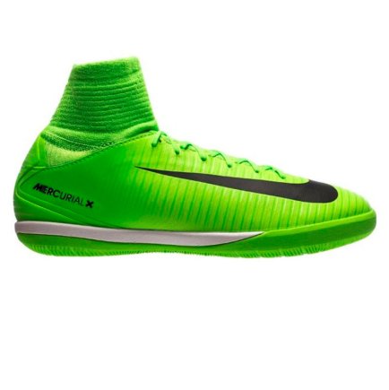 Взуття для залу (футзалки Найк) Nike JR MercurialX Proximo II DF IC 831973-305 колір: салатовий