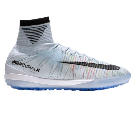 Сороконожки Nike MercurialX Proximo II TF CR7 878648-401 цвет: белый/мультиколор