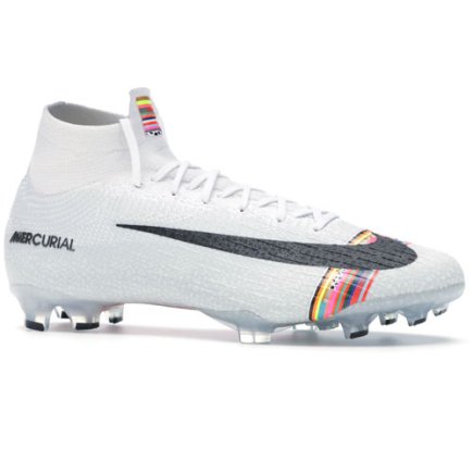 Бутси Nike Mercurial SUPERFLY 6 ELITE FG AJ3547-009 колір: білий/мультиколор - Офіційна Продукція