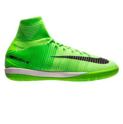 Обувь для зала (футзалки Найк) Nike MercurialX Proximo II DF IC 831976-305 цвет: салатовый