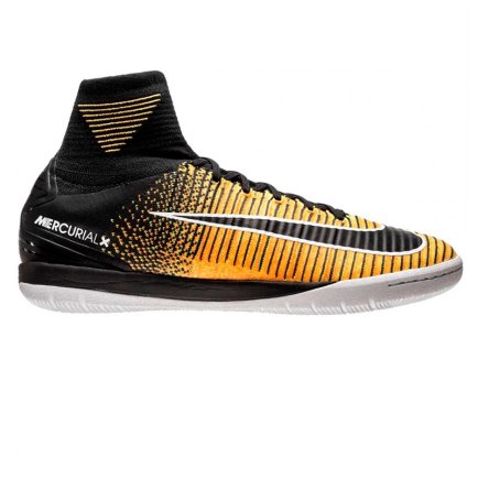 Обувь для зала (футзалки) Nike MercurialX Proximo II DF IC 831976-801 цвет: черный/желтый - Официальная Продукция