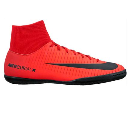 Обувь для зала (футзалки Найк) Nike MercurialX VICTORY VI DF IC 903613-616 цвет: красный