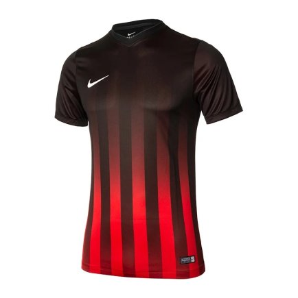 Футболка Nike Striped Division II 725893-012 колір: чорний/червоний