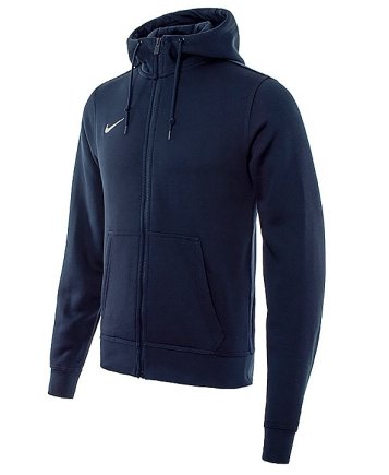 Толстовка Nike Club Team Full Zip Hoodie 658497-451 цвет: темно-синий