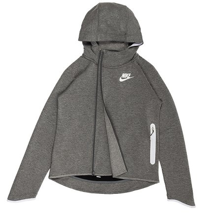Толстовка Nike Nsw Tech Fleece Kids 939461-091 подростковая цвет: серый