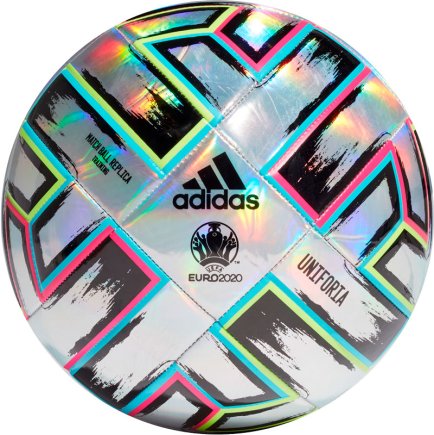 Мяч футбольный Adidas Uniforia Training EURO 2020 FH7353 размер 5 цвет: мультиколор (официальная гарантия)