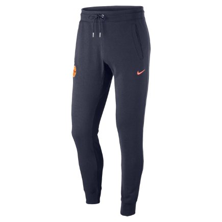 Спортивные штаны Nike FC Barcelona Authentic Training Pants 886686-451 цвет: синий