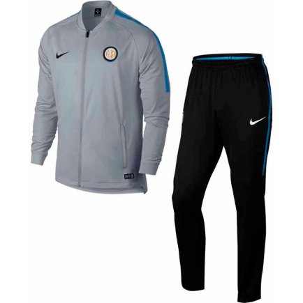 Спортивний костюм Nike INTER M NK DRY SQD TRK SUIT K 855406-013 колір: сірий/чорний