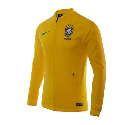 Олимпийка Nike Brazil CBF Anthem 893584-749 цвет: желтый