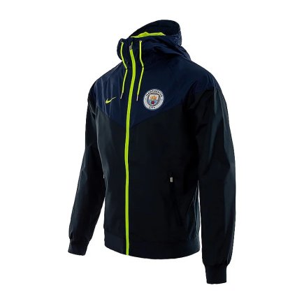 Ветровка Nike Manchester City Authentic Windrunner 892421-477 цвет: синий/салатовый