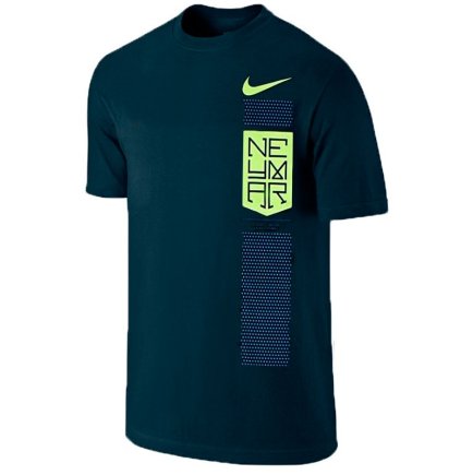 Футболка Nike Neymar Tee Boys JR 861222-454 подростковая цвет: синий
