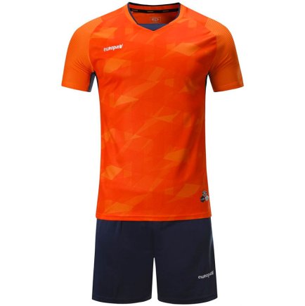 Футбольна форма Europaw № 027 колір: помаранчевий/темно-синій
