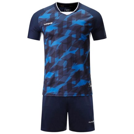 Футбольна форма Europaw № 027 колір: темно-синя/синя