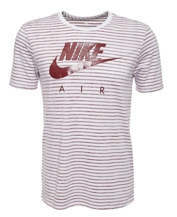 Футболка Nike Sportswear Air Max 90 Mens T-Shirt 892213-101 цвет: белый/вишневый