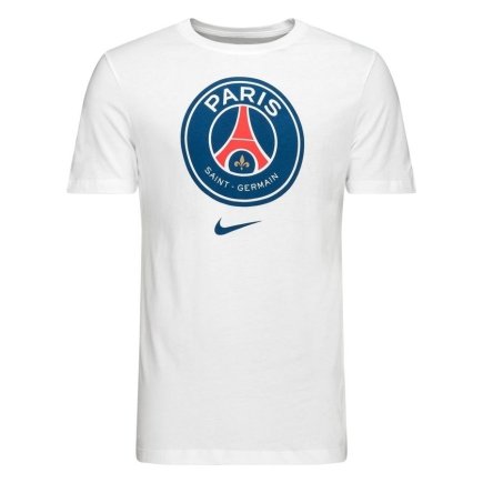 Футболка Nike Paris Saint Germain T-Shirt Crest AQ7452-100 колір: білий