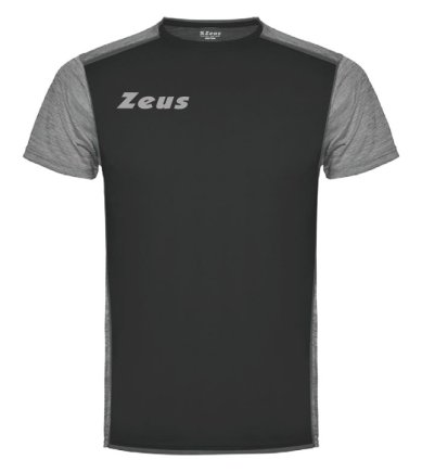 Футболка Zeus T-SHIRT CLICK NERO Z01222 цвет: черный/серый