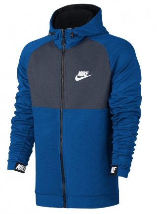Спортивна кофта Nike M NSW AV15 HOODIE FZ FLC 861742-465 колір: блакитний/синій