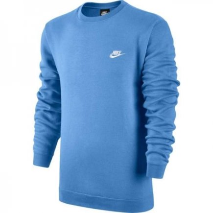 Спортивная кофта Nike M NSW CRW FLC CLUB 804340-412 цвет: голубой