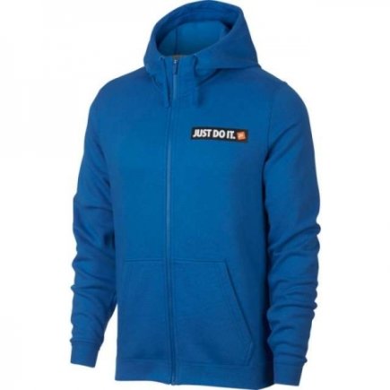 Толстовка Nike Sportswear Hbr Full-Zip Fleece 928703-403 цвет: голубой