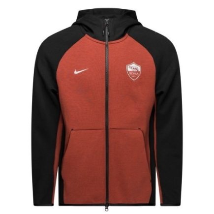 Толстовка Nike Roma Hoodie NSW Tech Fleece AH5205-010 цвет: черный/коричневый