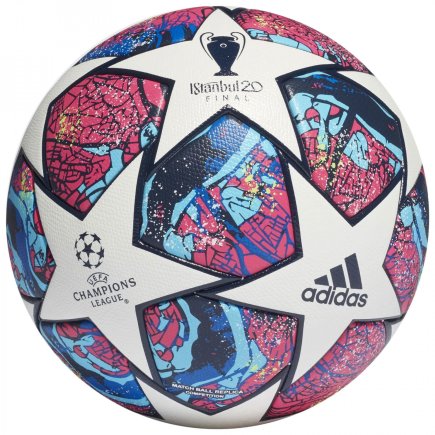 М'яч футбольний Adidas Finale ISTANBUL 2020 Competition FH7341 Ліга Чемпіонів ЛЧ 2019-2020 розмір 4 колір: мультиколор (офіційна гарантія)