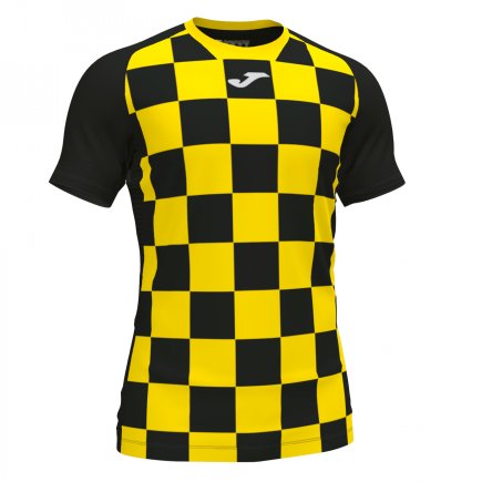 Футболка Joma Flag II 101465.109 колір: чорний/жовтий