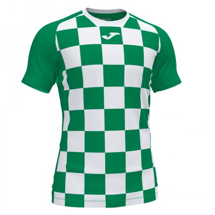 Футболка Joma Flag II 101465.452 цвет: зеленый/белый