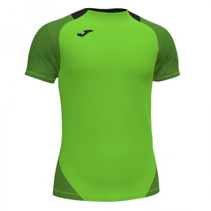 Футболка Joma Essential II 101508.021 колір: зелений/чорний
