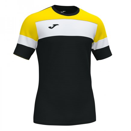 Футболка Joma Crew IV 101534.109 цвет: черный/желтый