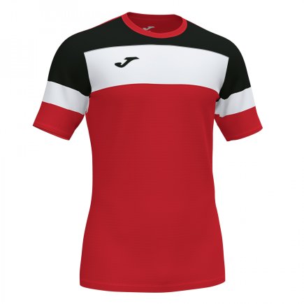 Футболка Joma Crew IV 101534.601 колір: червоний/чорний