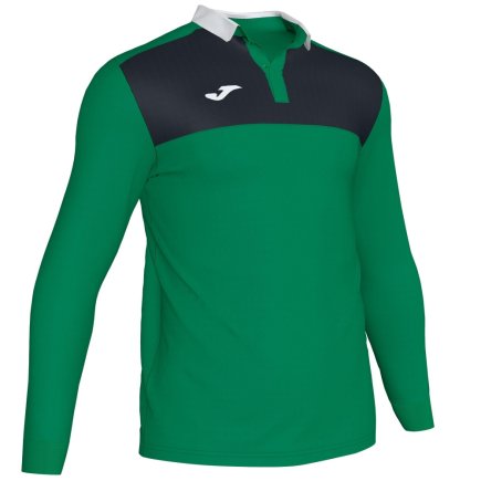 Поло с длинным рукавом Joma Winner II 101332.451 цвет: зеленый/черный