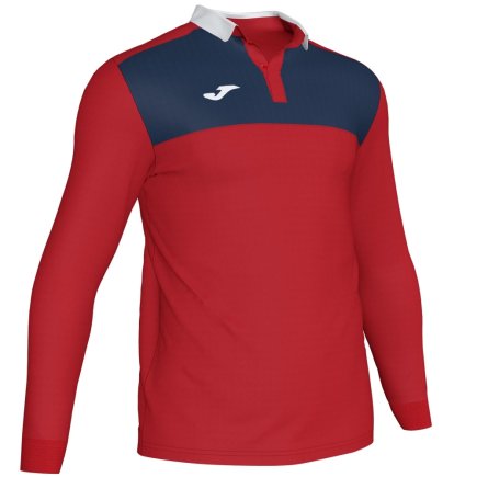 Поло с длинным рукавом Joma Winner II 101332.603 цвет: красный/темно-синий