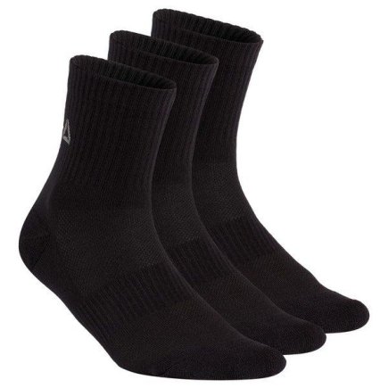 Шкарпетки Reebok SE U MID CREW SOCK 3P AJ6246 колір: чорний