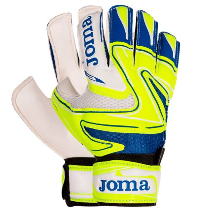 Вратарские перчатки Joma HUNTER 400452.705 цвет: салатовый/синий