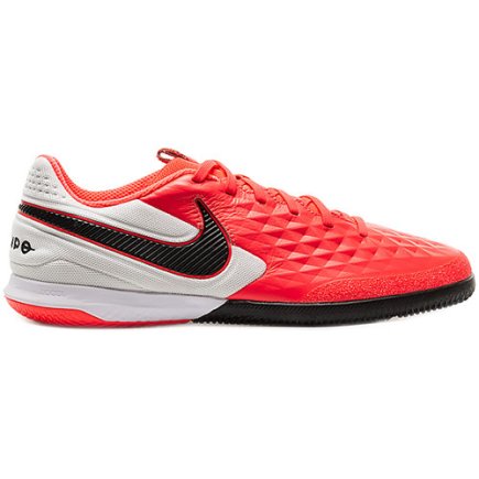 Обувь для зала (футзалки Найк) Nike REACT LEGEND 8 PRO IC AT6134-606 цвет: красный/мультиколор