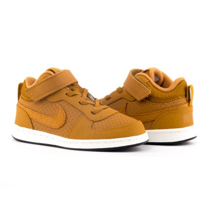 Кросівки Nike COURT BOROUGH MID (TDV) 870027-701 дитячі колір: коричневий