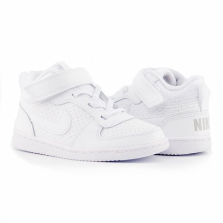 Кроссовки Nike COURT BOROUGH MID (TDV) 870027-100 детские цвет: белый