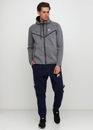 Спортивные штаны Nike M NSW JGGR AIR FLC 886048-452 цвет: синий/серый