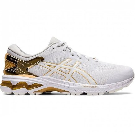 Кросівки ASICS GEL-KAYANO 26 PLATINUM 1011A872-100 колір: білий / золотий