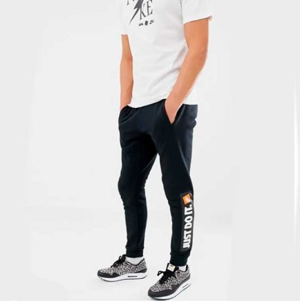 Спортивні штани Nike M NSW HBR JGGR FLC 928725-010 колір: чорний
