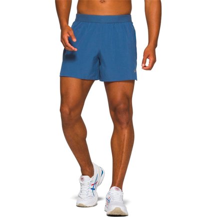 Шорты ASICS ROAD 5IN SHORT 2011A769-401 беговые цвет: голубой